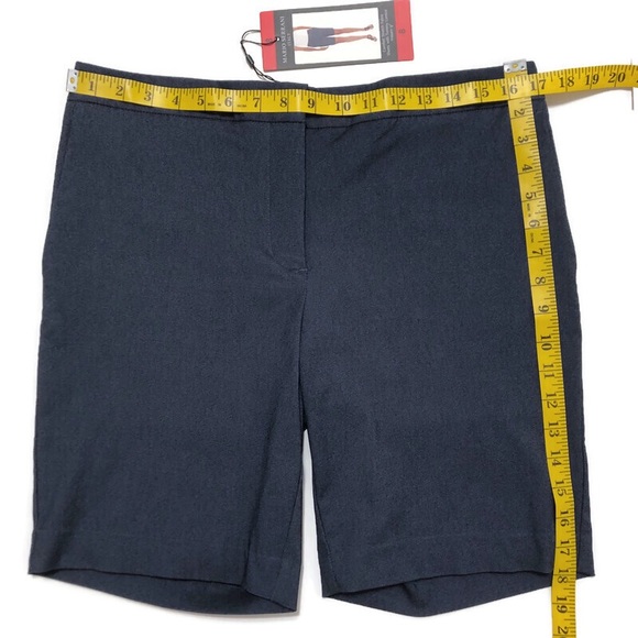 MARIO SERRANI Italy Dark Blue Bermuda Shorts Sz 8 - Picture 14 of 16